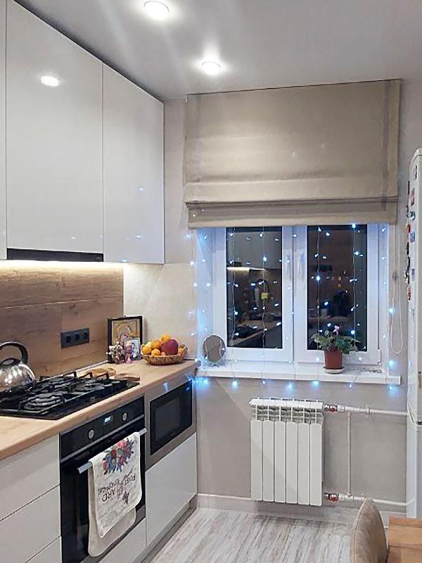 Римские шторы из плотной ткани